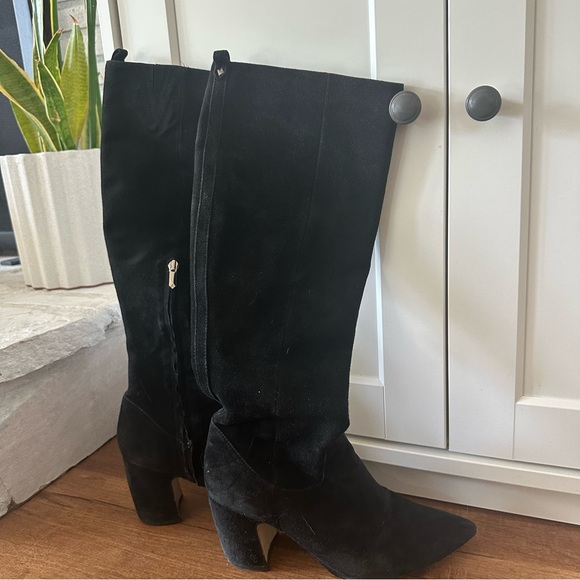 Sam Edelman Shoes - Sam Edelman Black Suede Boots size 8